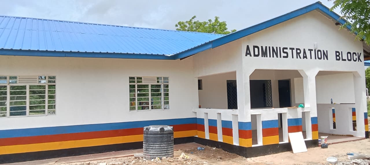 Police station renovation works at Lamu West